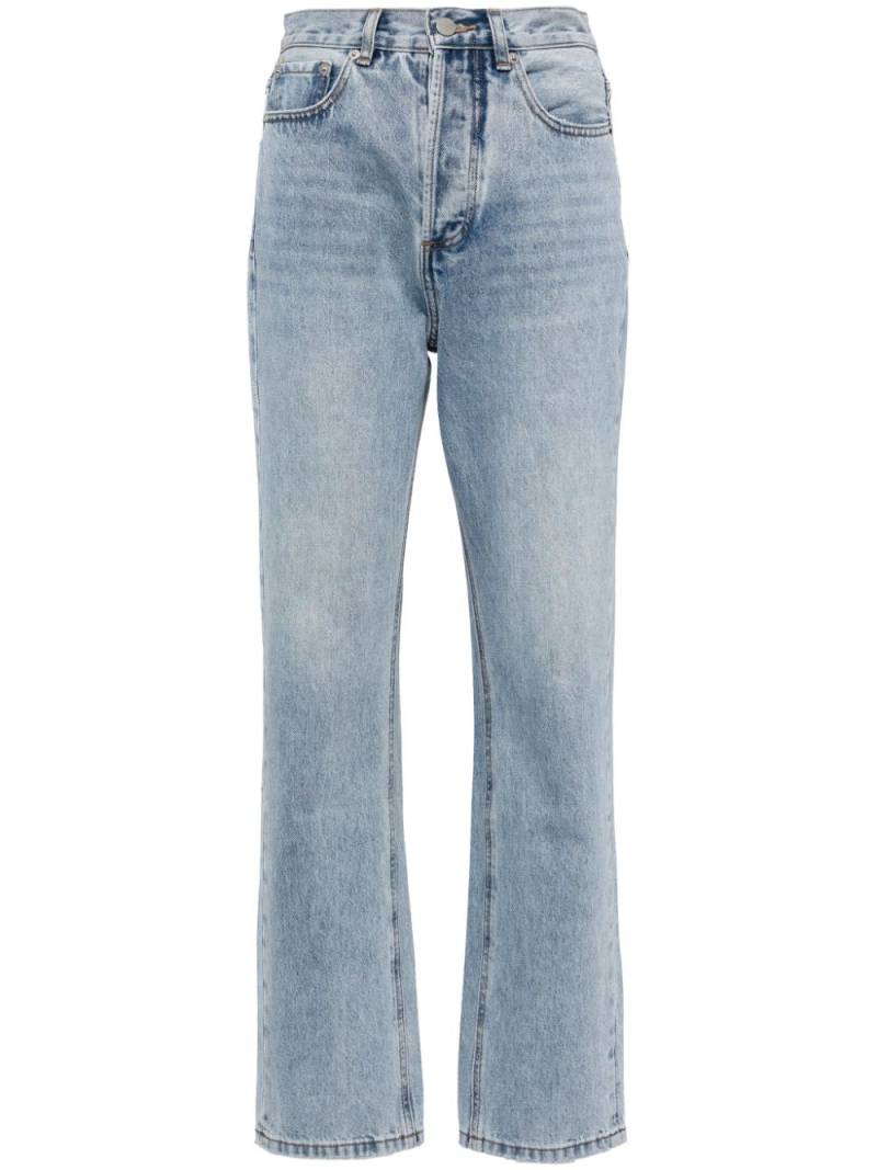 AEXAE high-rise straight-leg jeans - Blue von AEXAE