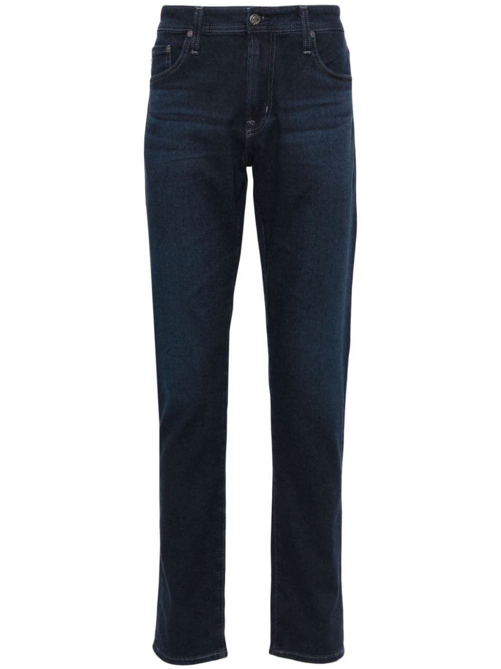 AG Jeans Dylan mid-rise slim-fit jeans - Blue