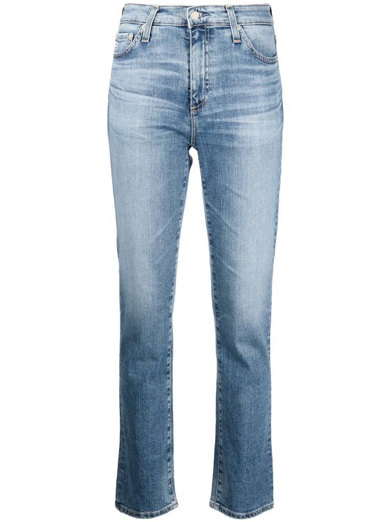 AG Jeans Mari high-rise slim-fit jeans - Blue von AG Jeans