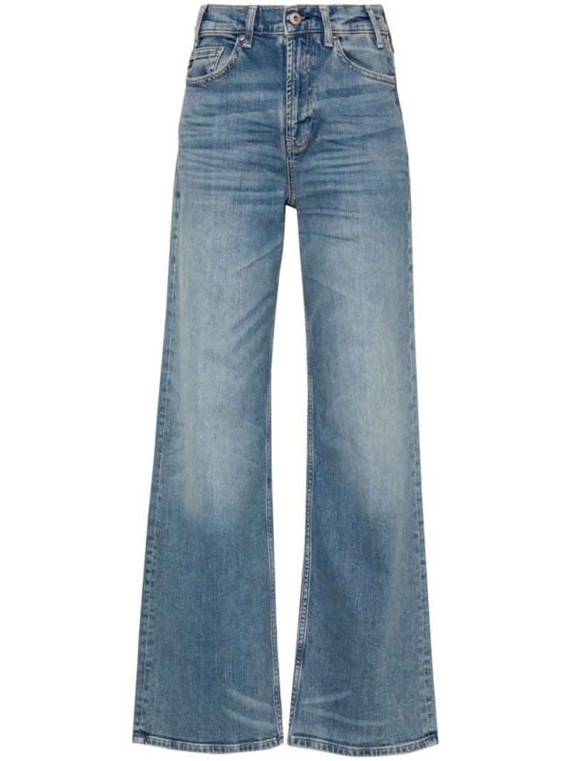 AG Jeans mid-rise wide-leg jeans - Blue von AG Jeans