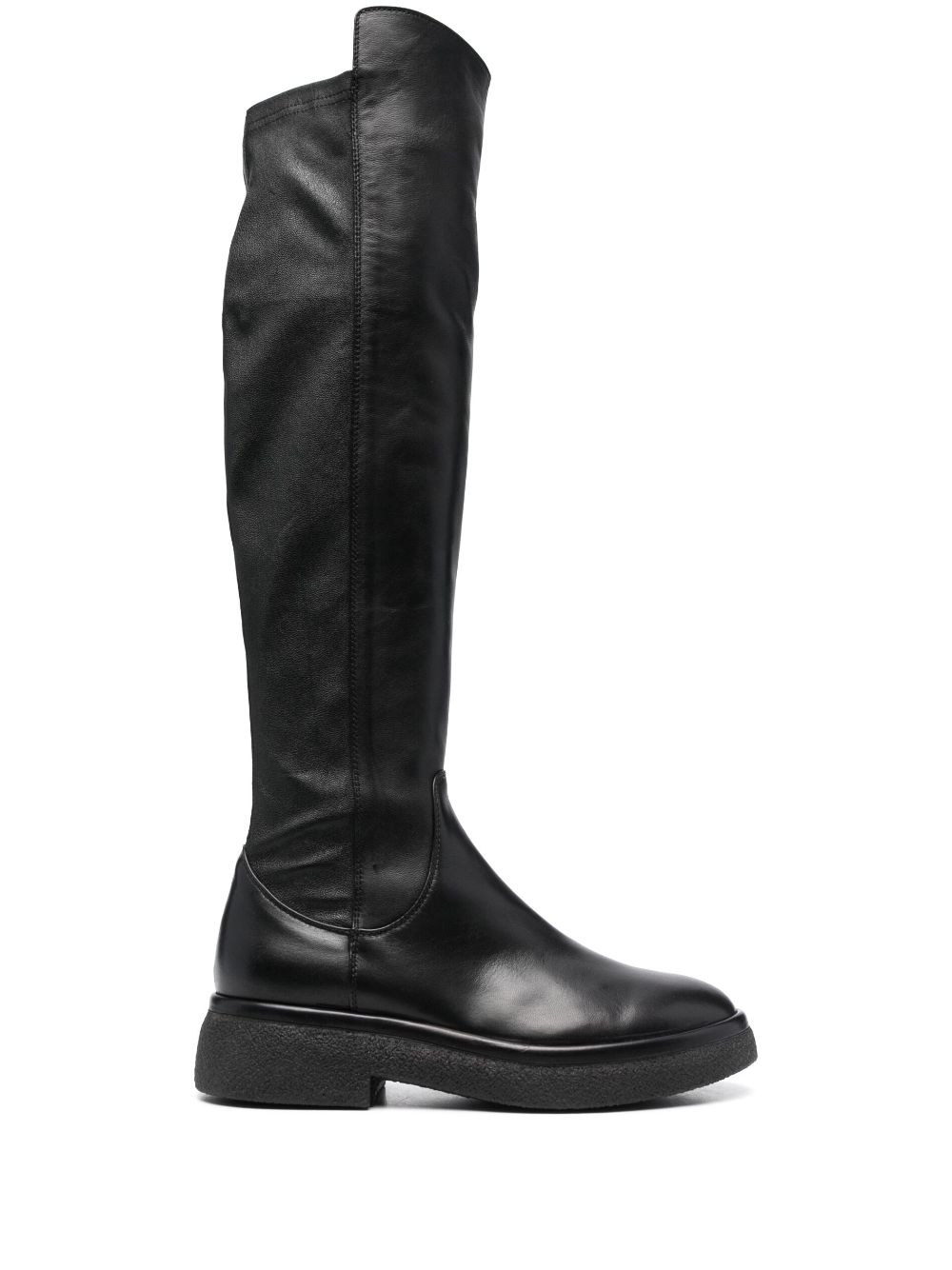 AGL 40mm leather knee boots - Black von AGL