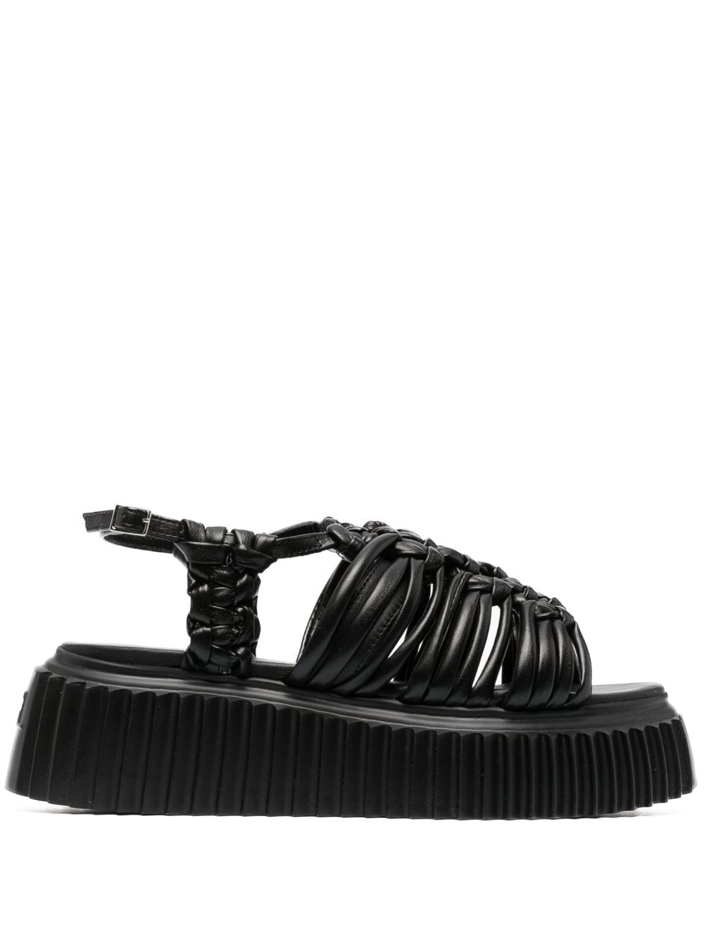 AGL Alice 65mm flatform sandals - Black von AGL