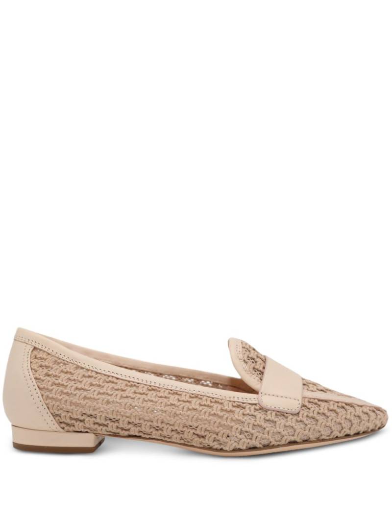 AGL Blanca woven loafers - Neutrals von AGL