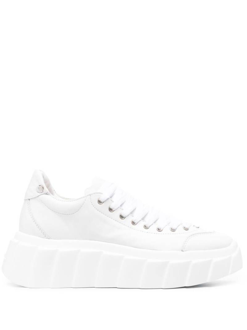 AGL Blondie Ties leather sneakers - White von AGL