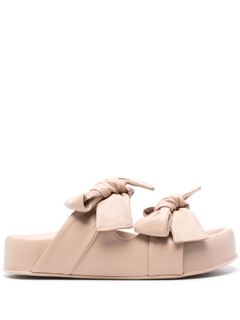 AGL Jane bow-detail sandals - Pink von AGL