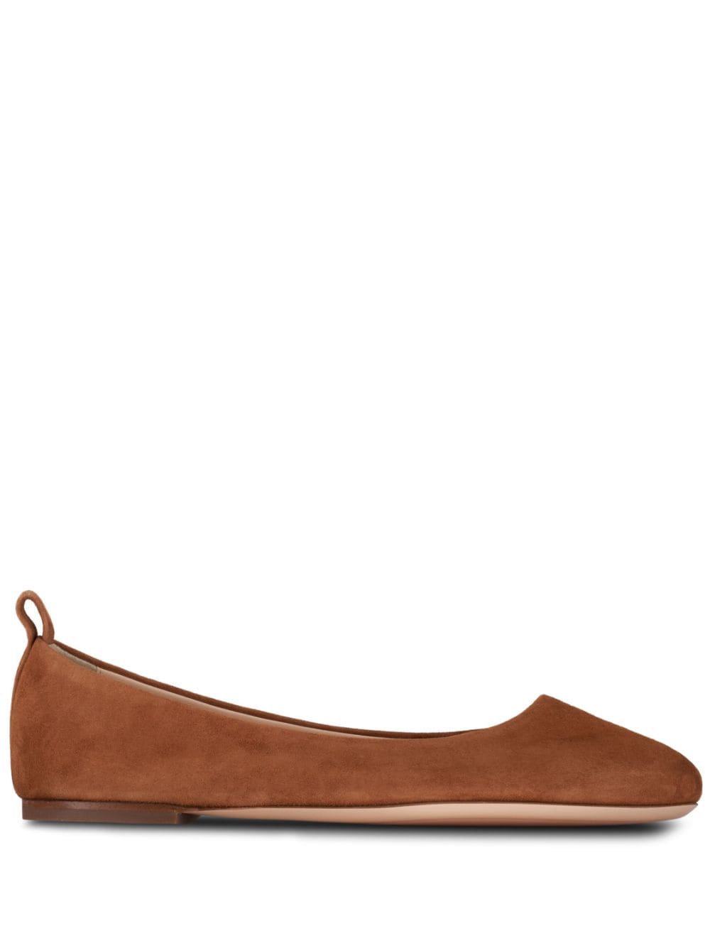 AGL Kim round-toe suede ballerinas - Brown von AGL