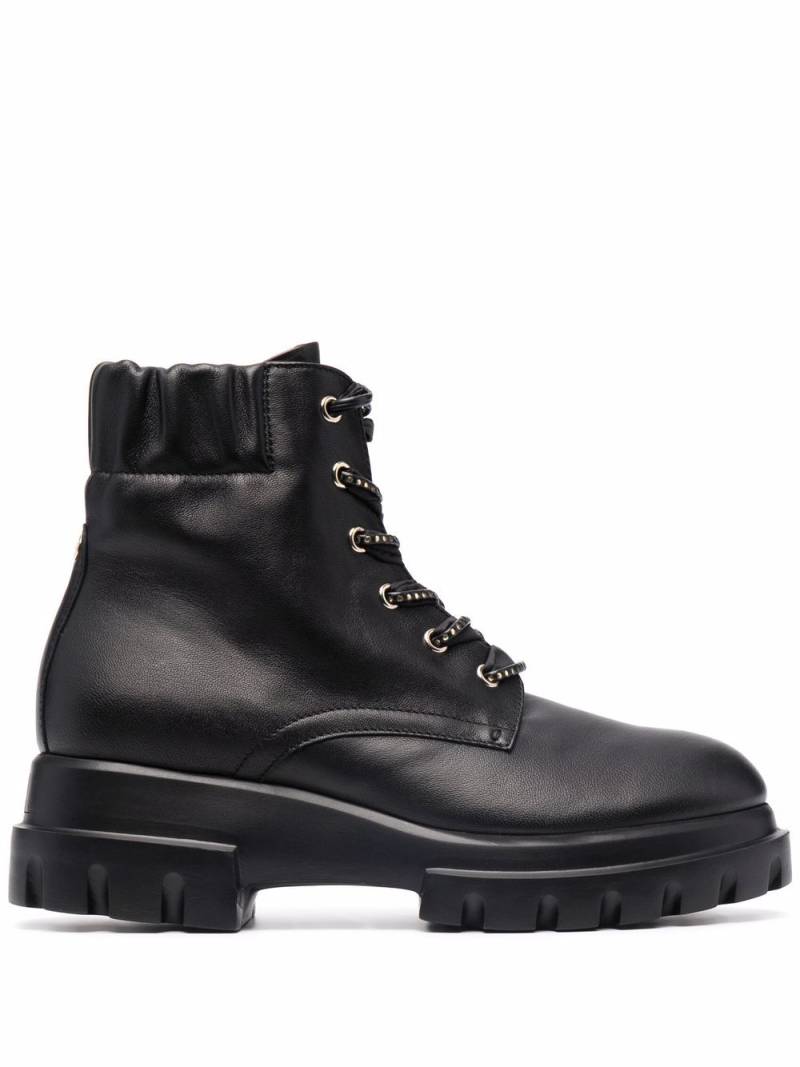 AGL Maxine Lux lace-up boots - Black von AGL