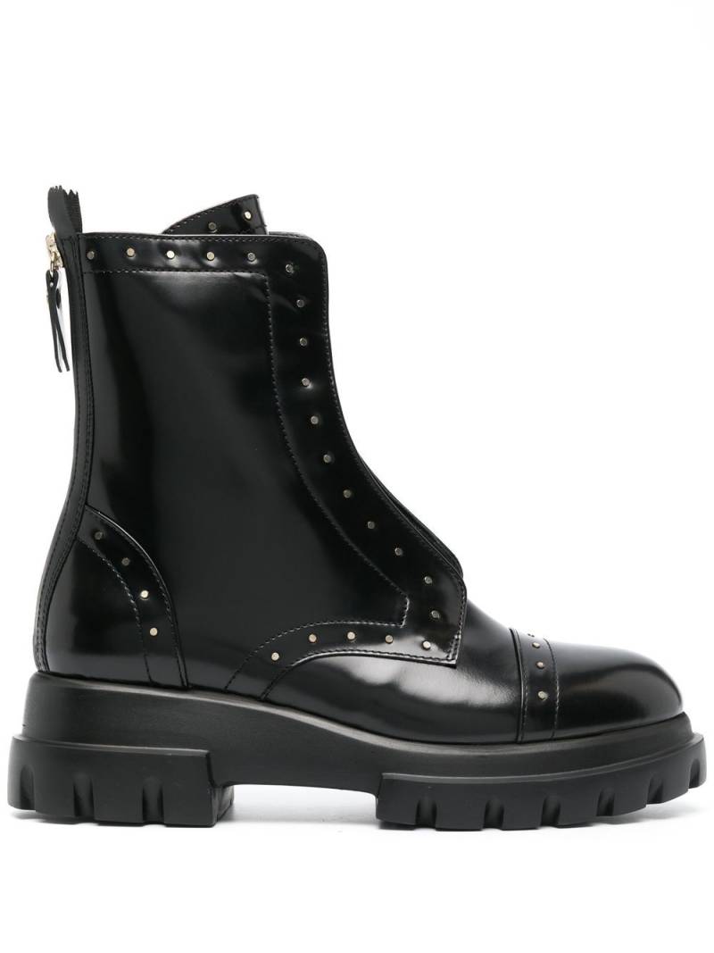 AGL Myrtha studded ankle boots - Black von AGL