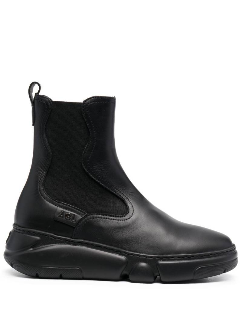 AGL Patty elasticated side-panel boots - Black von AGL