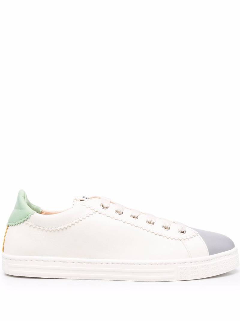 AGL Sade panelled sneakers - White von AGL