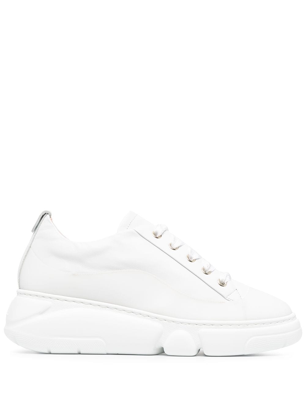 AGL leather chunky sneaker - White von AGL