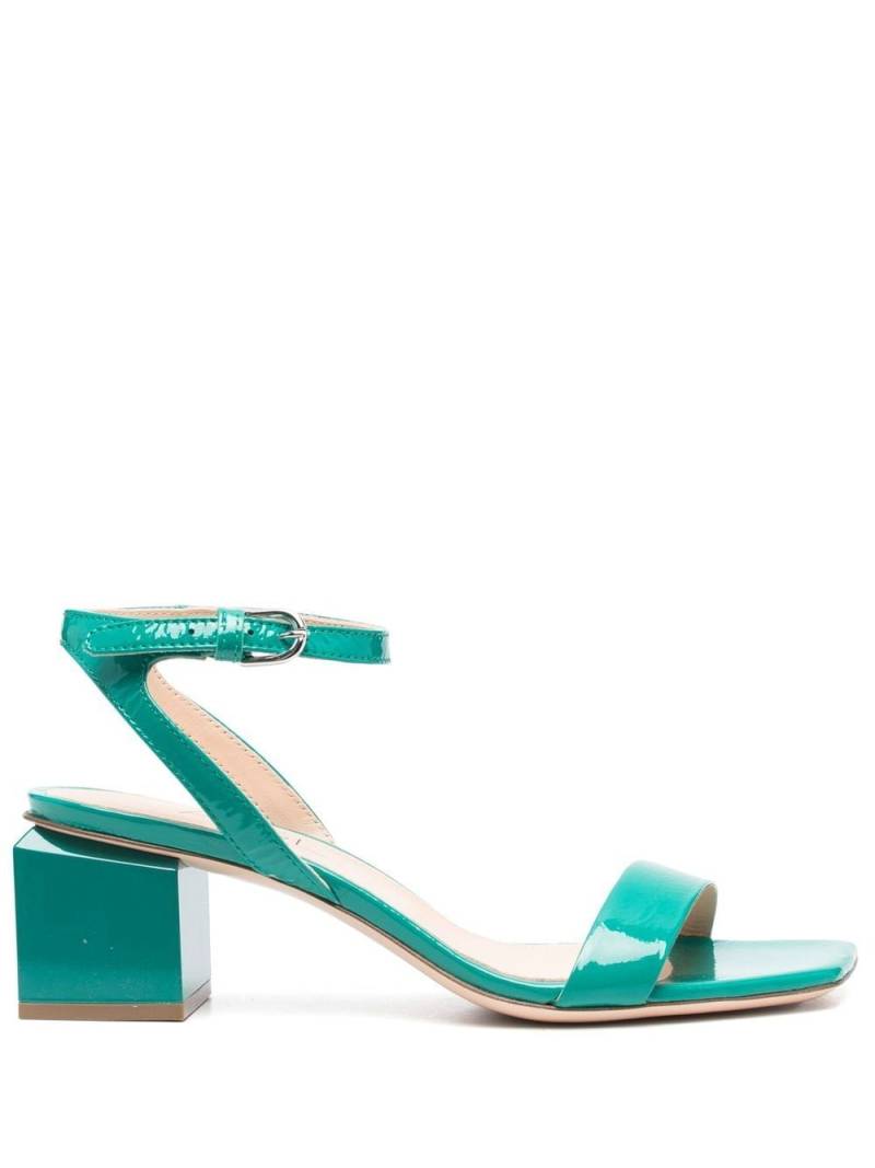 AGL patent-leather sandals - Green von AGL