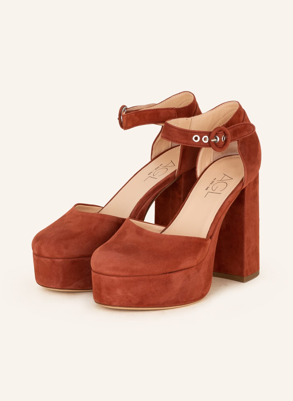 Agl Plateau-Pumps Pam braun Agl Plateau-Pumps Pam braun von AGL