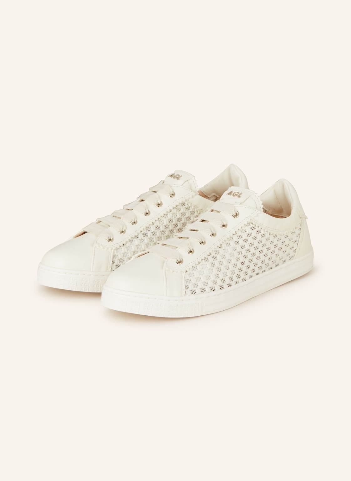 Agl Sneaker Sade Plots weiss Agl Sneaker Sade Plots weiss von AGL
