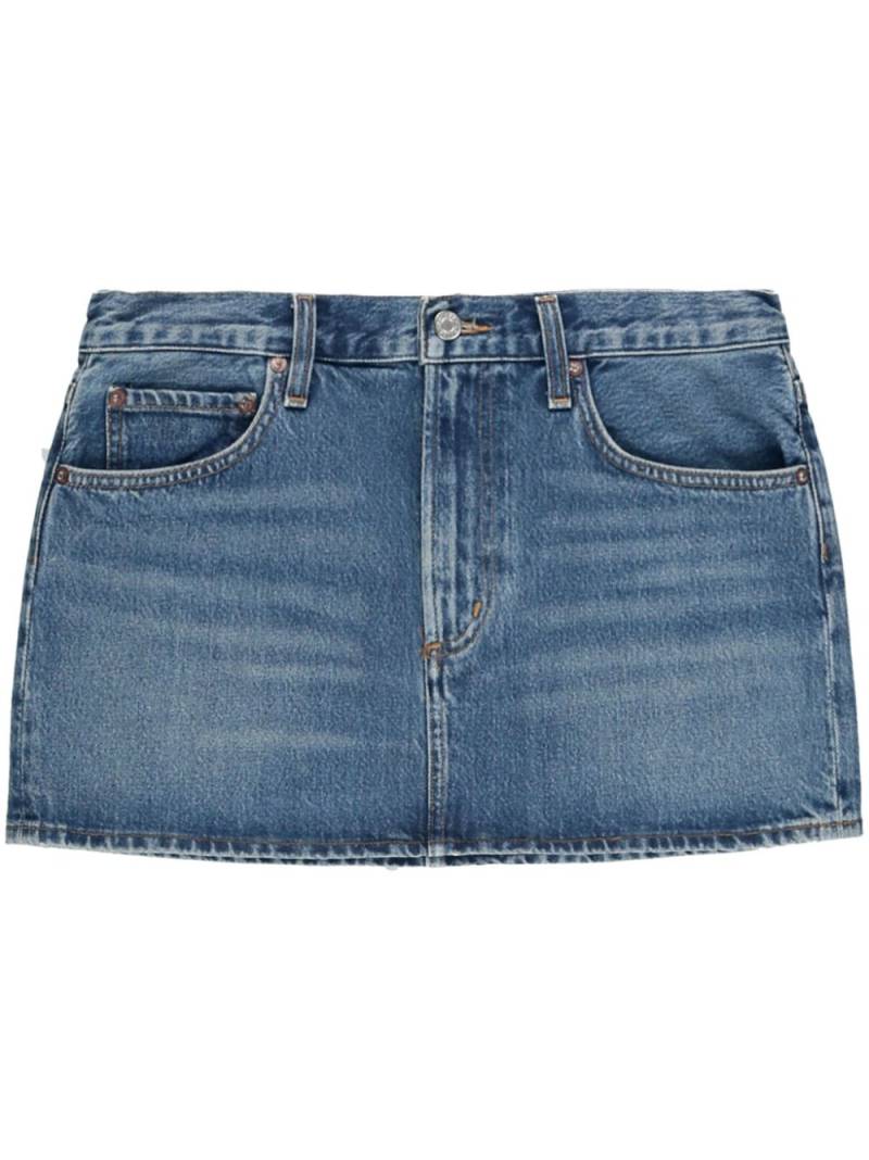 AGOLDE Alek mini skirt - Blue von AGOLDE