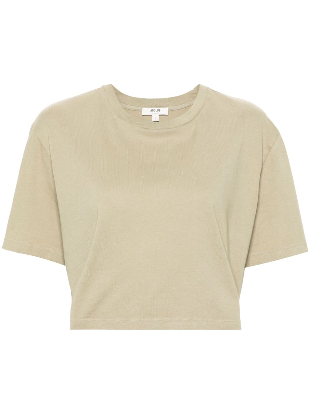 AGOLDE Anya cropped T-shirt - Green von AGOLDE