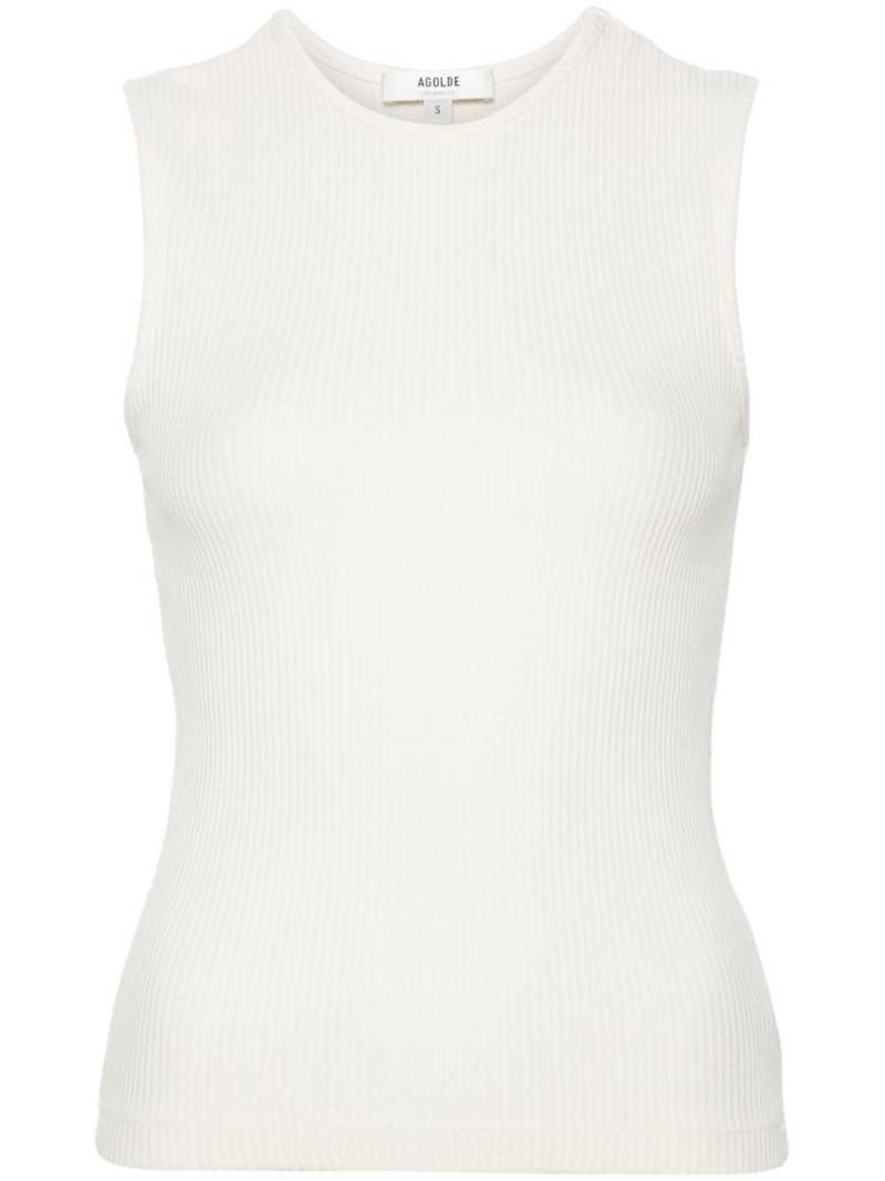 AGOLDE Binx tank top - White von AGOLDE