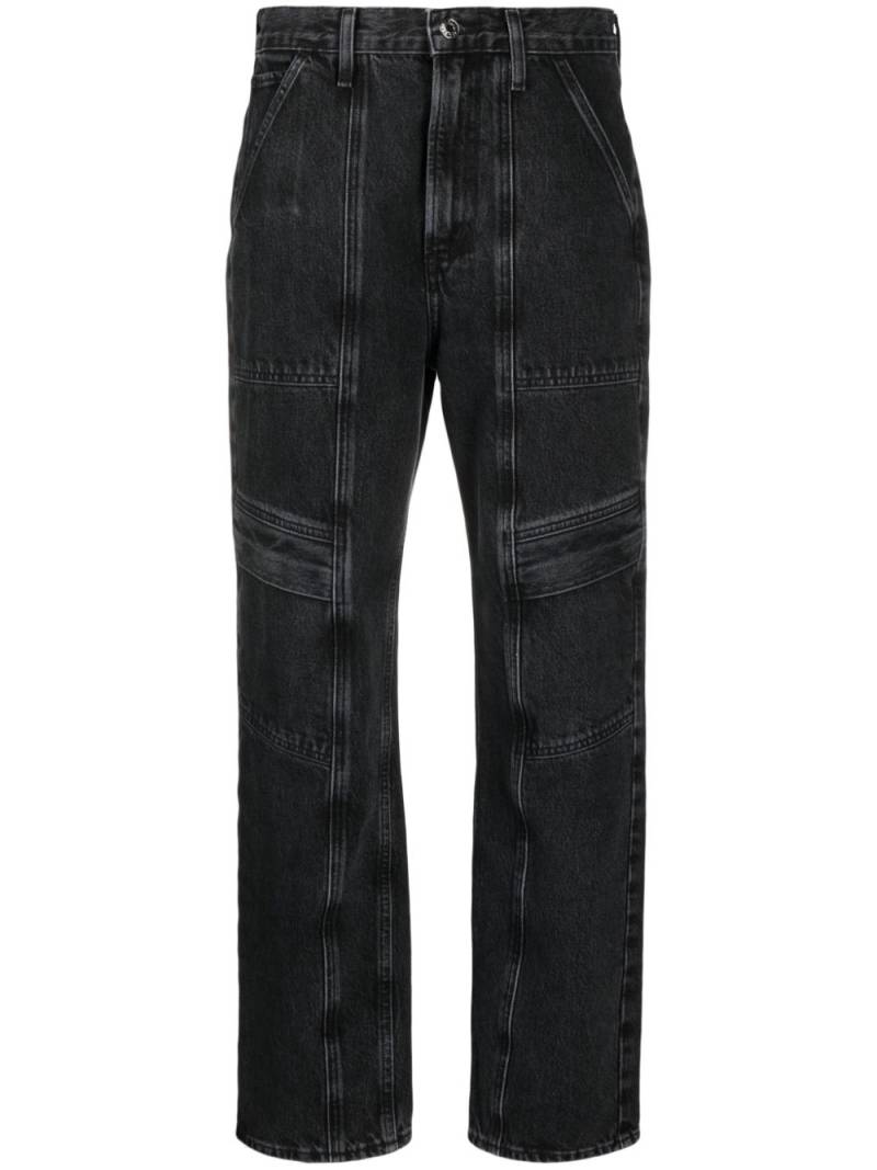 AGOLDE Cooper Cargo straight jeans - Black von AGOLDE