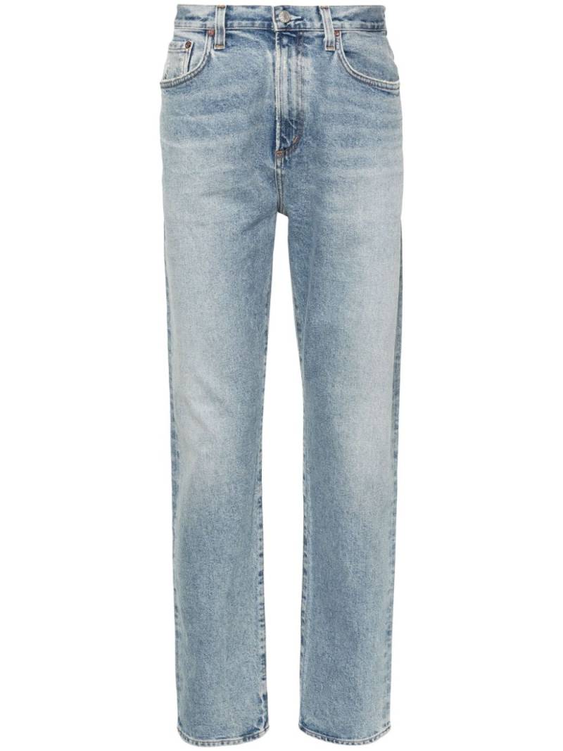 AGOLDE Curtis mid-rise tapered jeans - Blue von AGOLDE