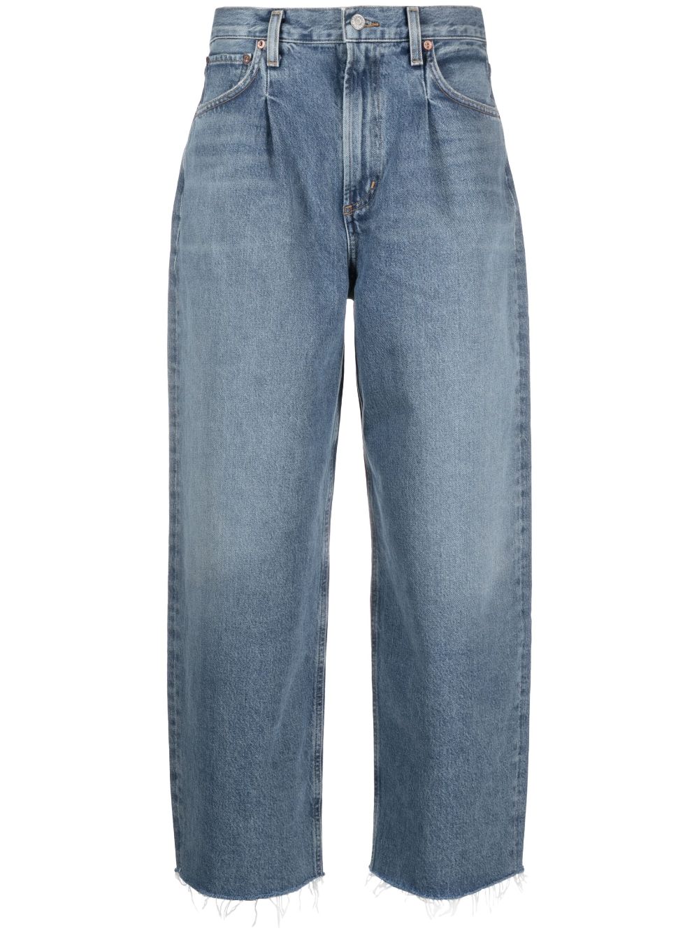 AGOLDE Dagna high-rise straight-leg jeans - Blue von AGOLDE