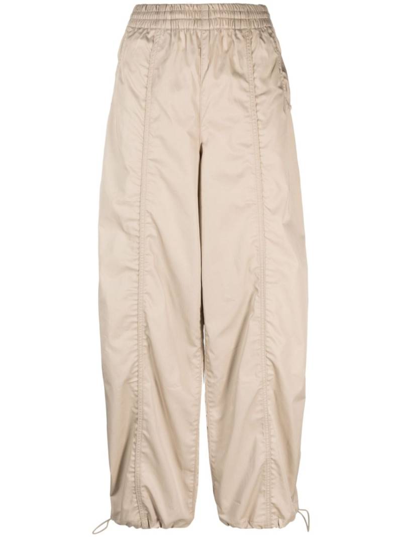 AGOLDE Dakota cotton-poplin track pants - Neutrals von AGOLDE