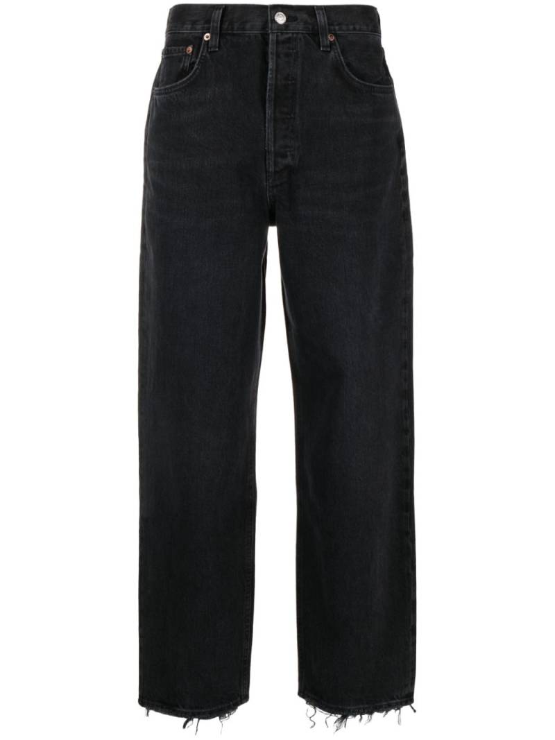 AGOLDE Dara mid-rise baggy jeans - Black von AGOLDE