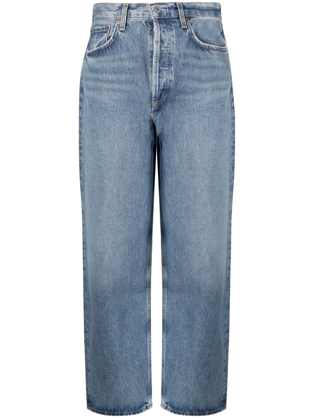 AGOLDE Dara mid-rise tapered jeans - Blue von AGOLDE