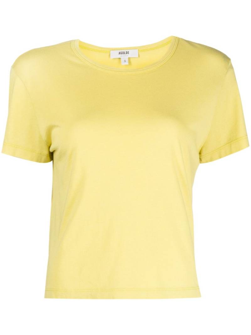 AGOLDE Drew drop-shoulder T-shirt - Yellow von AGOLDE