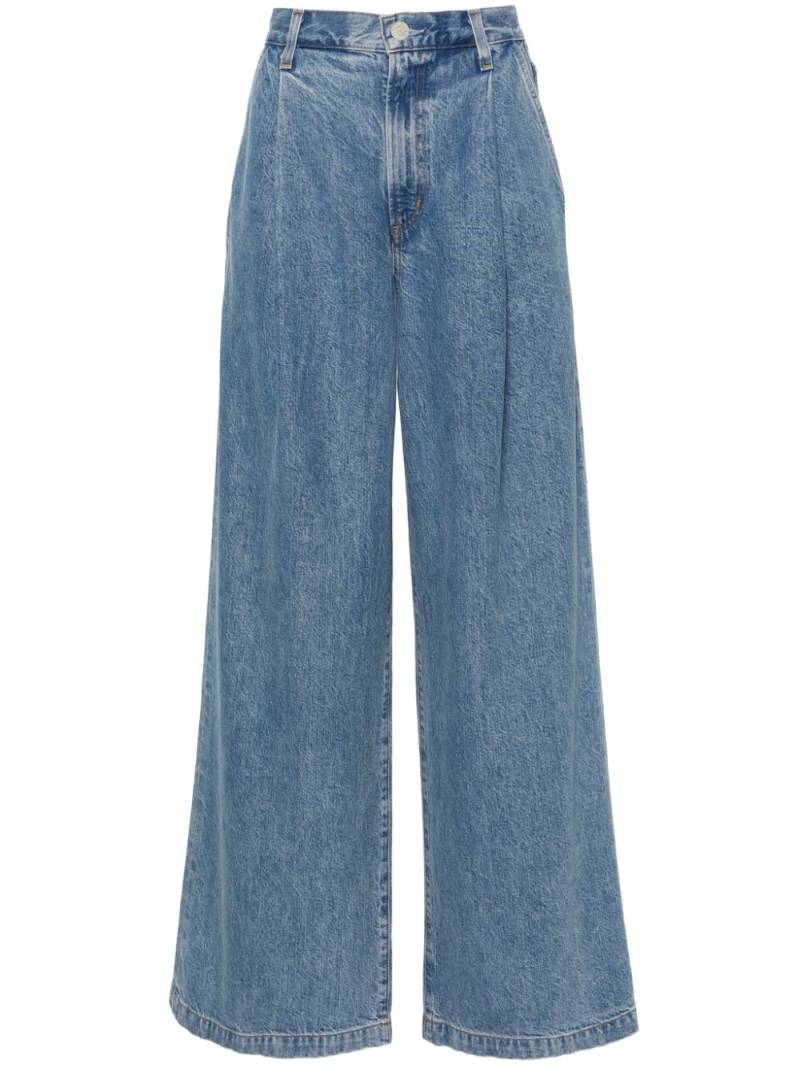 AGOLDE Ellis mid-rise wide-leg jeans - Blue von AGOLDE