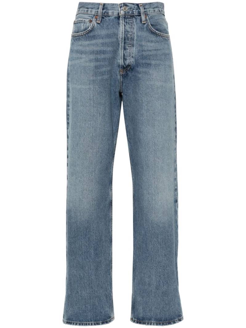 AGOLDE Fran mid-rise straight-leg jeans - Blue von AGOLDE