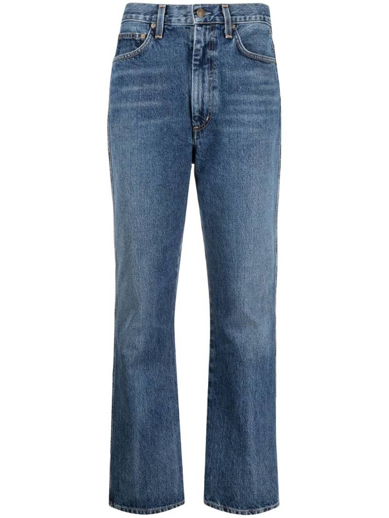 AGOLDE Kick high-waisted jeans - Blue von AGOLDE