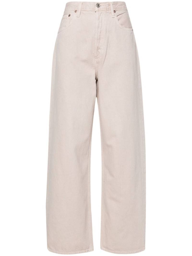 AGOLDE Low Slung Baggy low-rise straight-leg jeans - Neutrals von AGOLDE