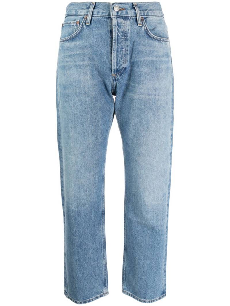 AGOLDE Parker mid-rise cropped jeans - Blue von AGOLDE