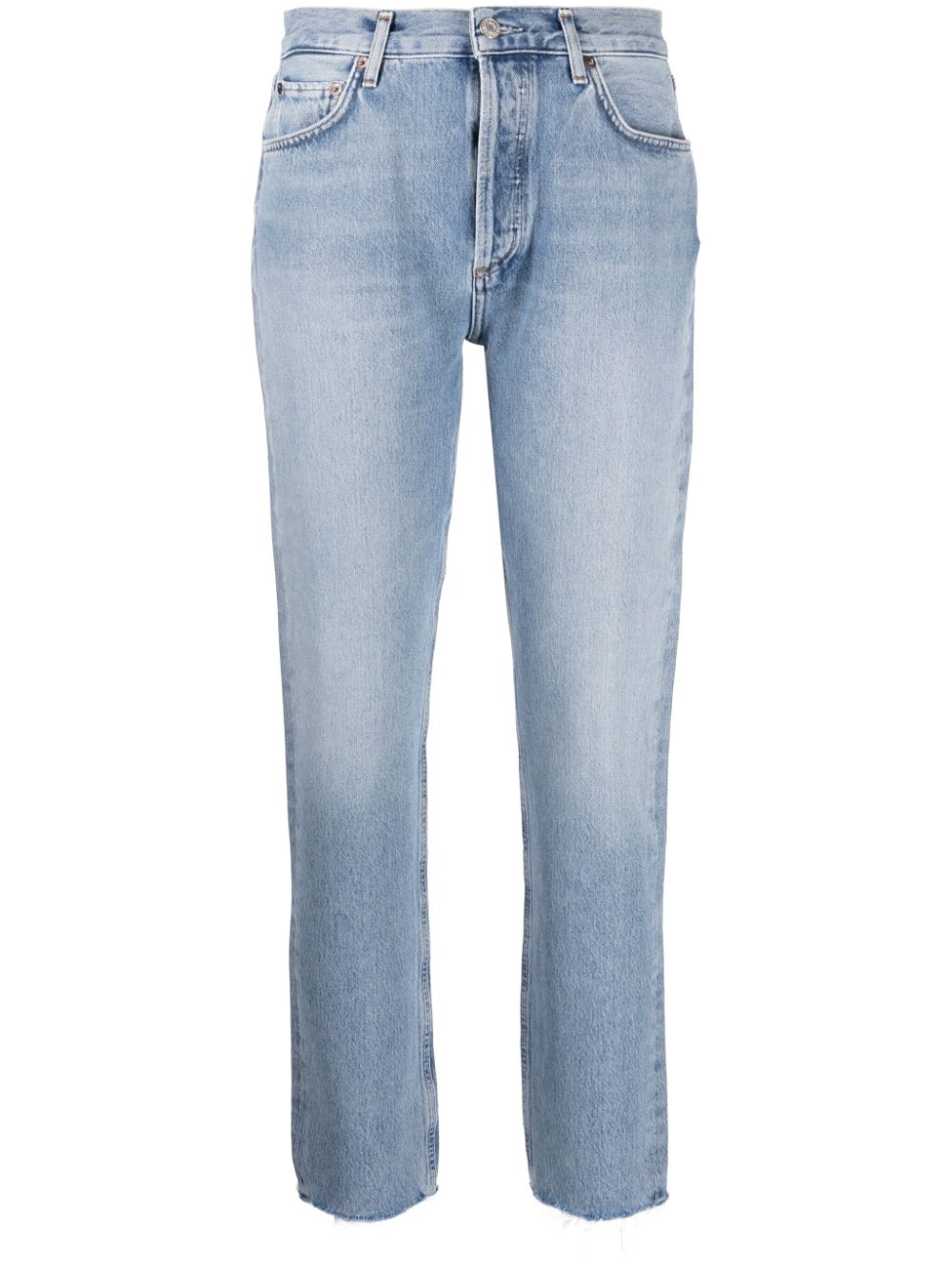 AGOLDE Remi mid-rise straight-leg jeans - Blue von AGOLDE