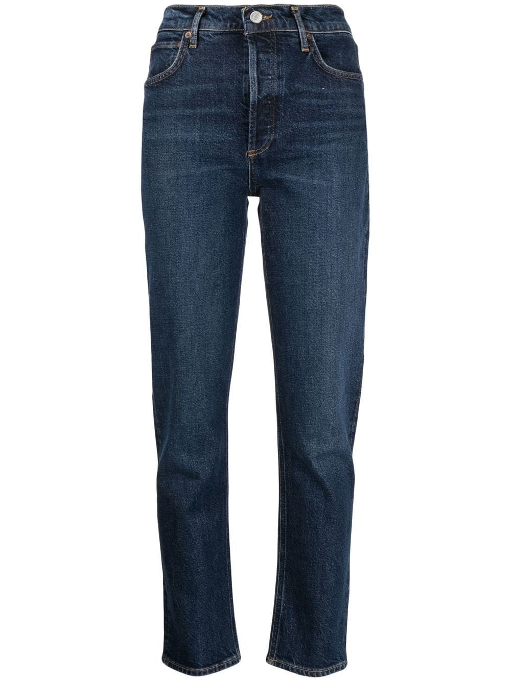 AGOLDE Riley high-waisted jeans - Blue von AGOLDE