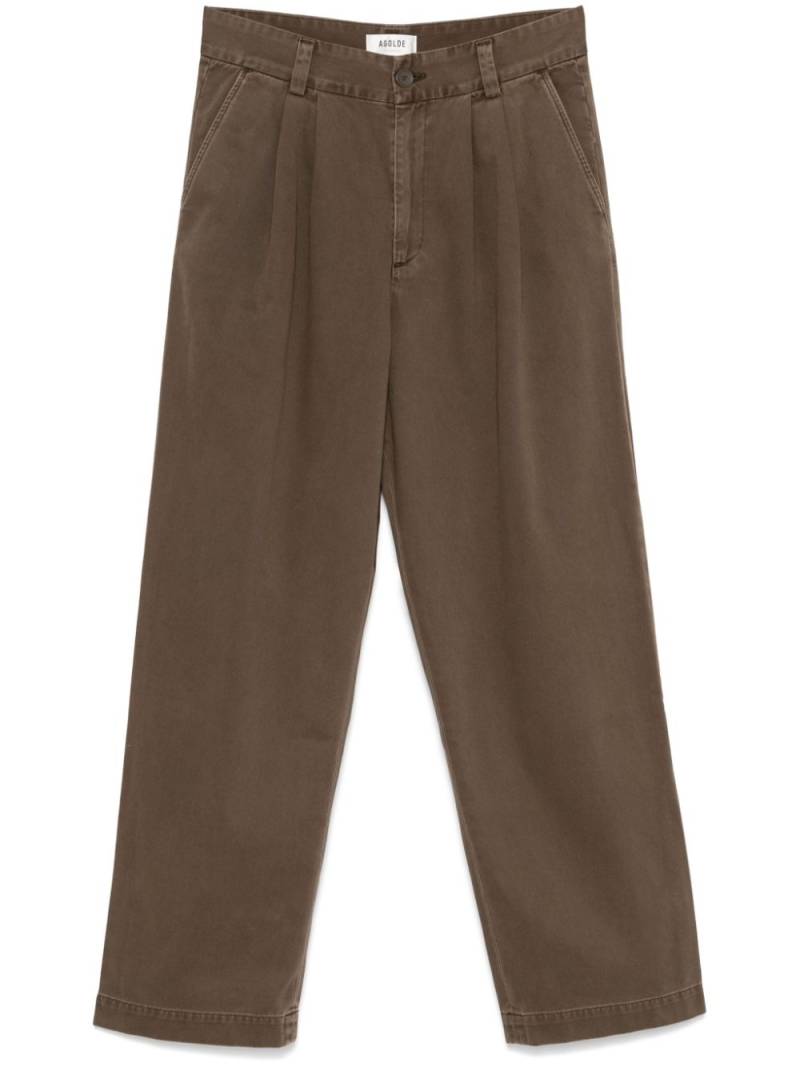 AGOLDE Slater trousers - Brown von AGOLDE