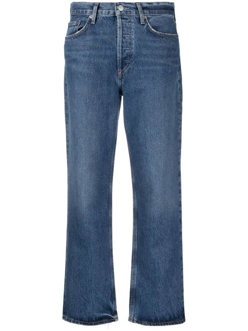 AGOLDE organic-cotton cropped jeans - Blue von AGOLDE