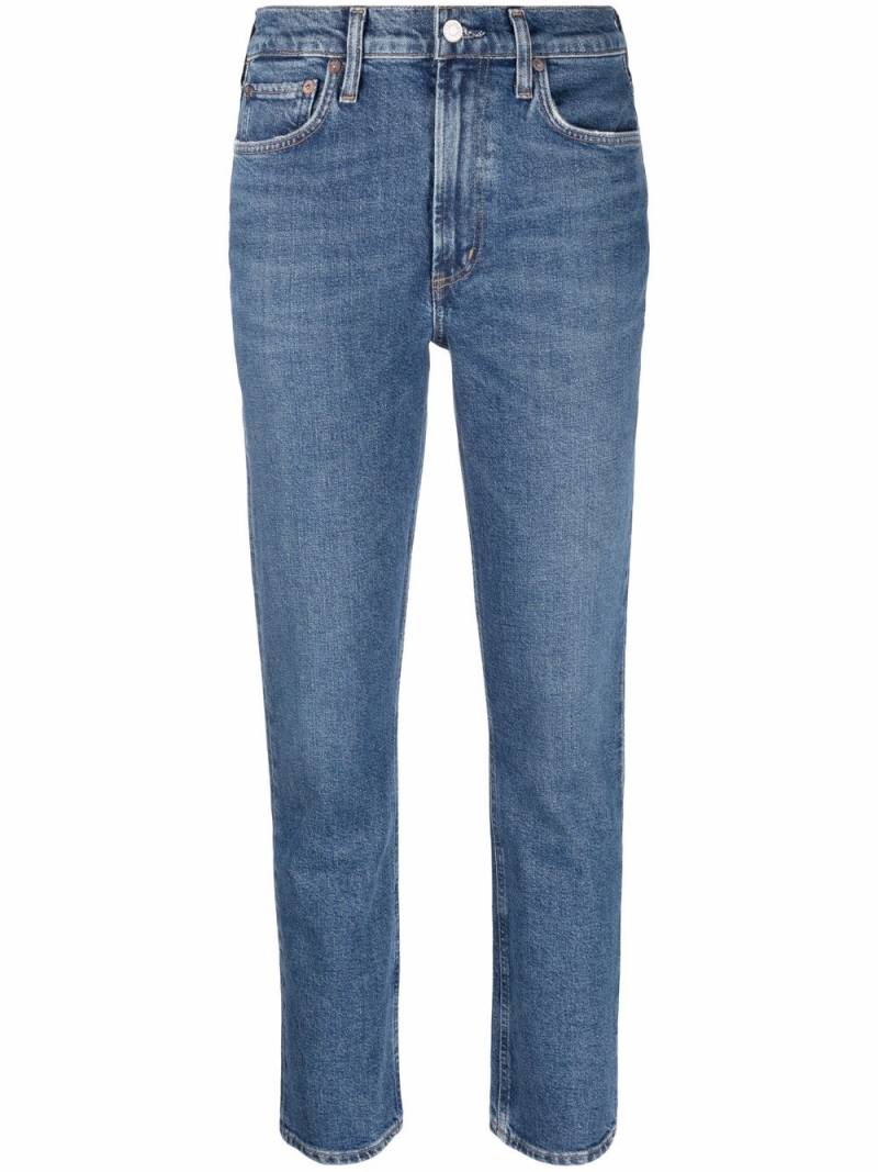 AGOLDE high-rise straight-leg jeans - Blue von AGOLDE