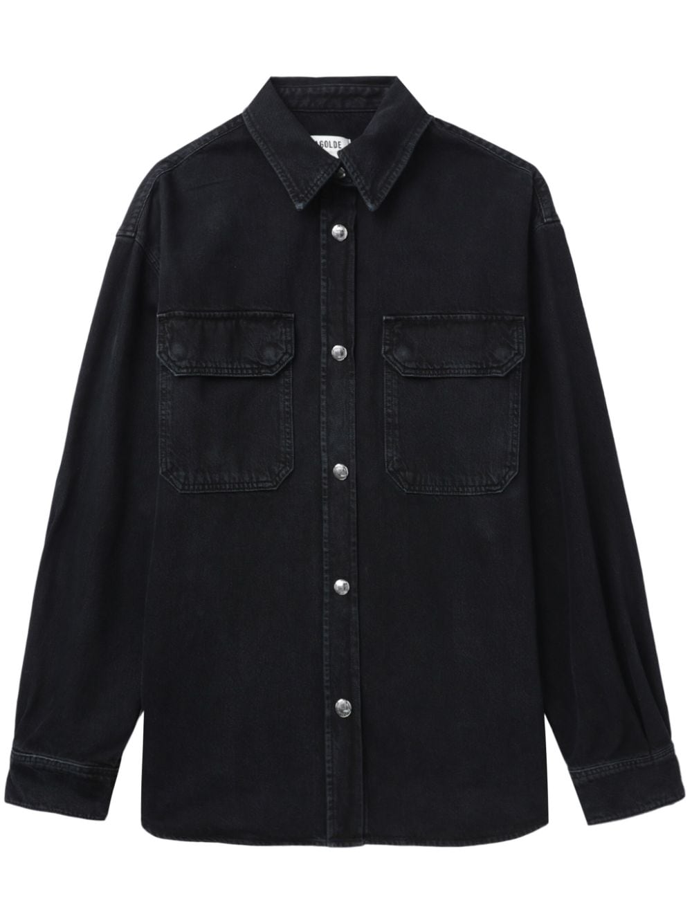 AGOLDE long-sleeve cotton shirt - Black von AGOLDE