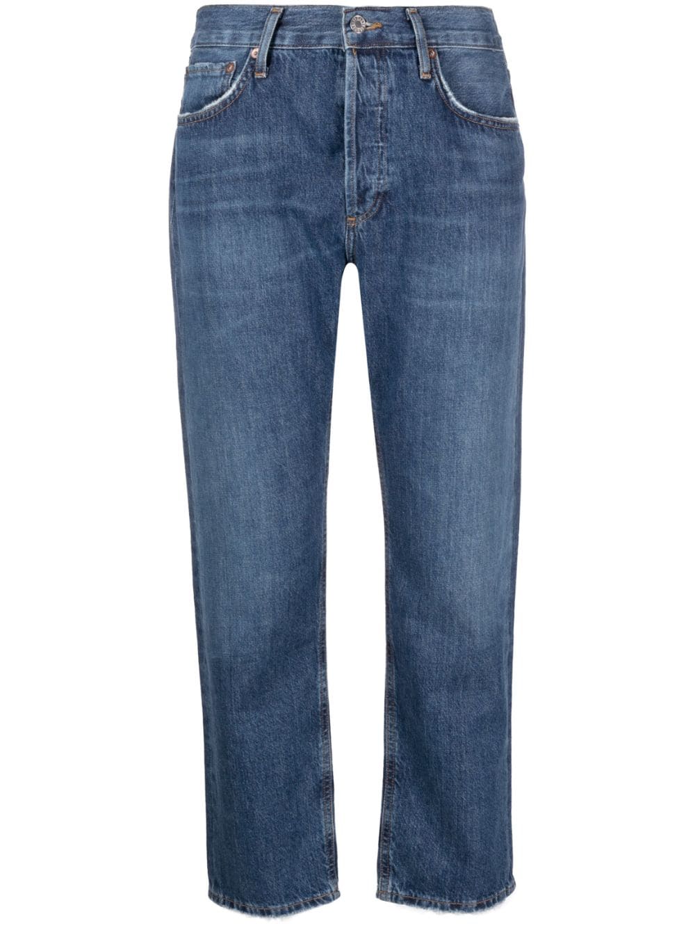 AGOLDE low-rise cropped jeans - Blue von AGOLDE