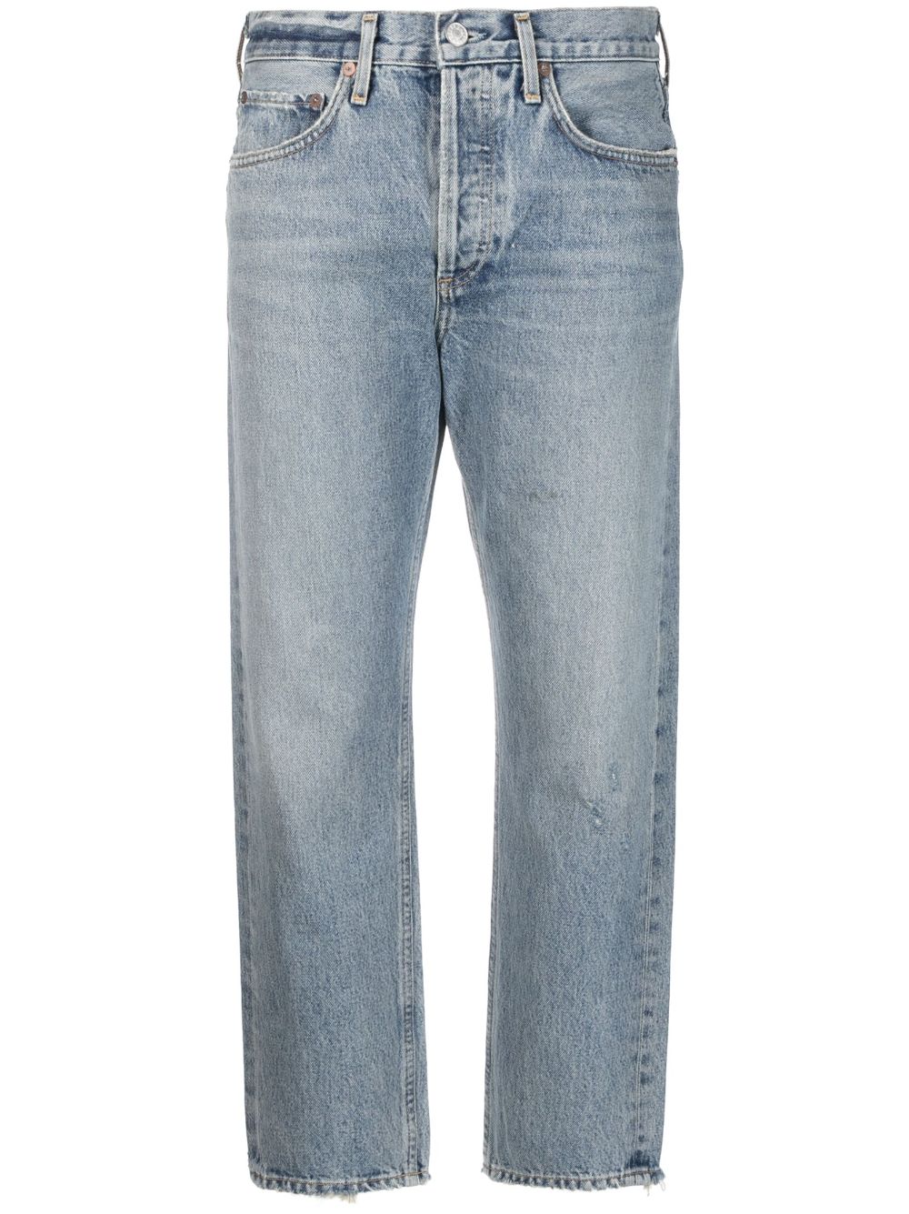 AGOLDE Parker mid-rise cropped jeans - Blue von AGOLDE