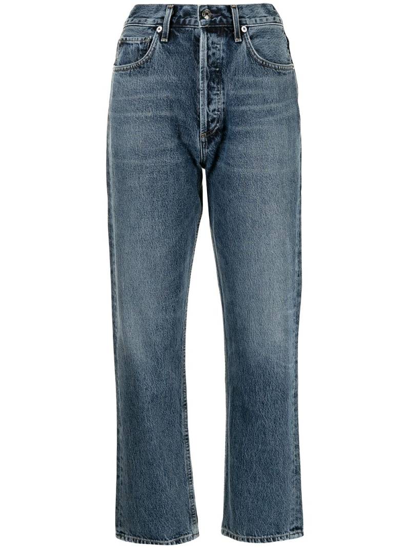 AGOLDE mid-rise straight-leg denim jeans - Blue von AGOLDE