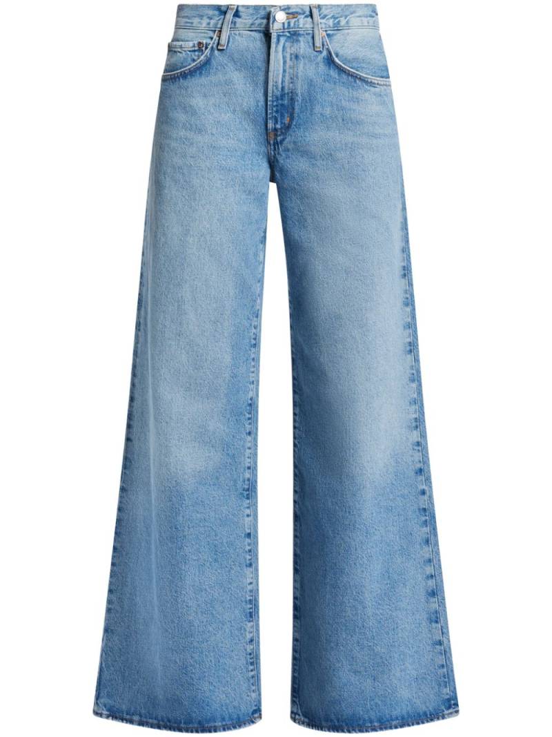 AGOLDE mid-rise wide-leg jeans - Blue von AGOLDE