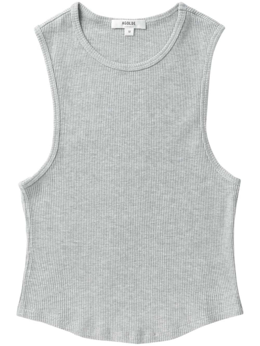 AGOLDE ribbed tank top - Grey von AGOLDE