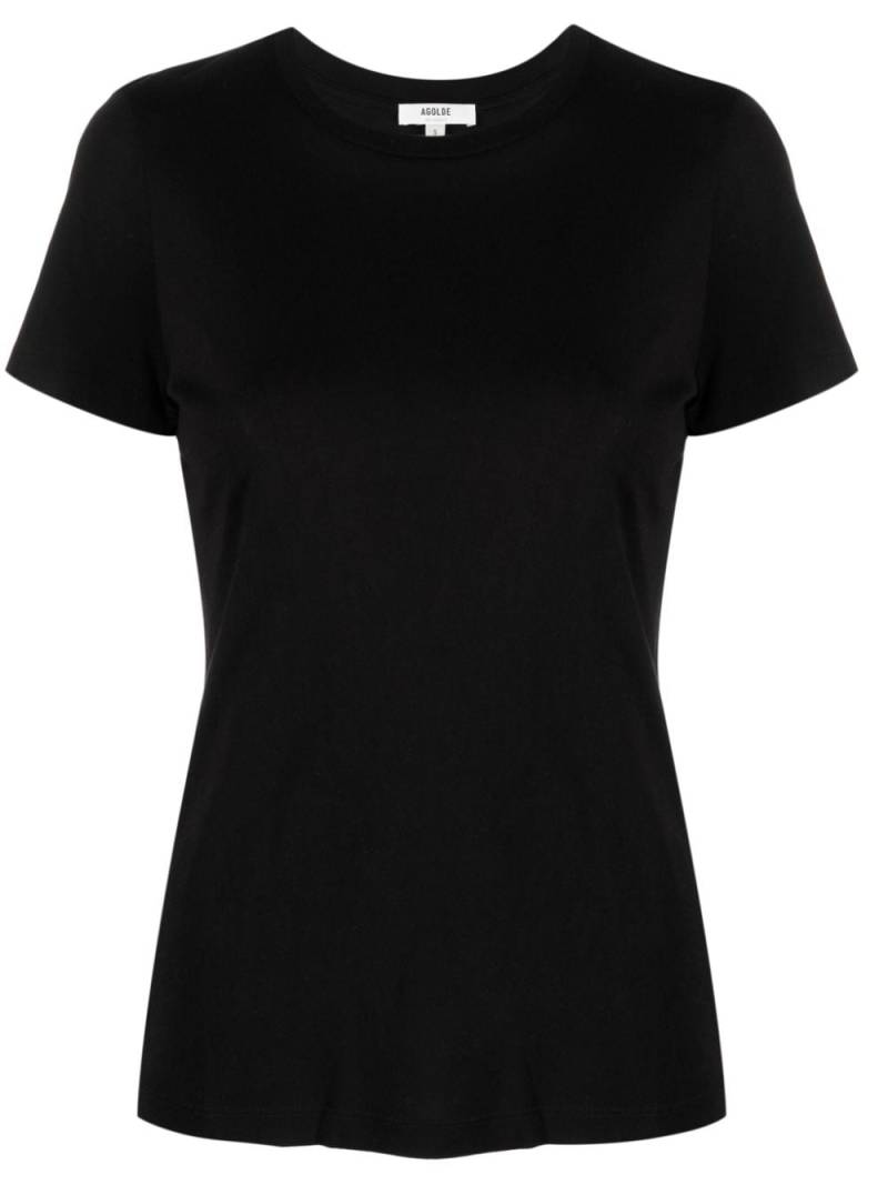 AGOLDE round-neck short-sleeve T-shirt - Black von AGOLDE