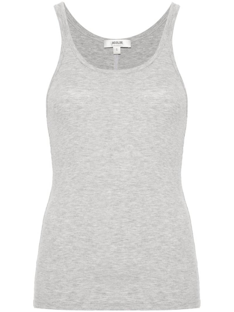 AGOLDE sleeveless jersey tank top - Grey von AGOLDE