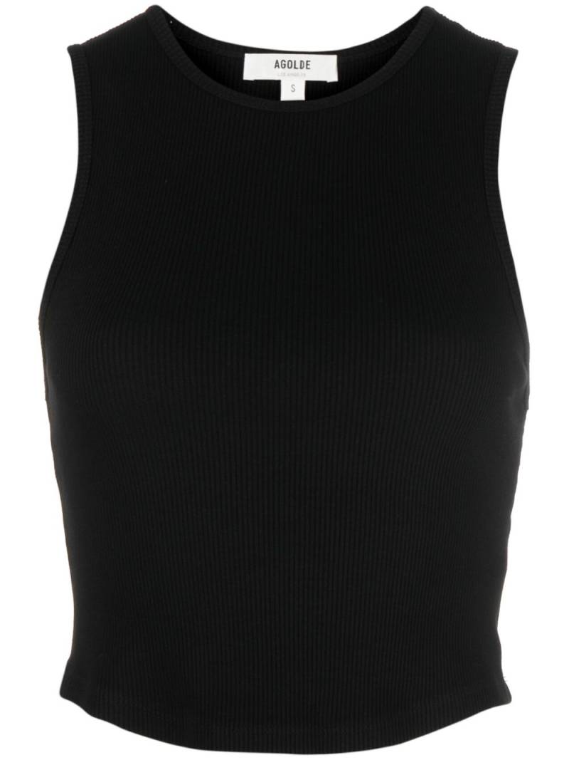 AGOLDE sleeveless tank top - Black von AGOLDE