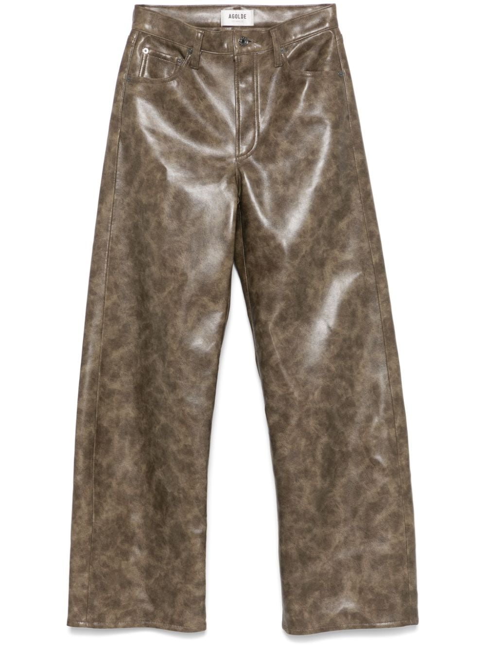 AGOLDE wide-leg trousers - Brown von AGOLDE