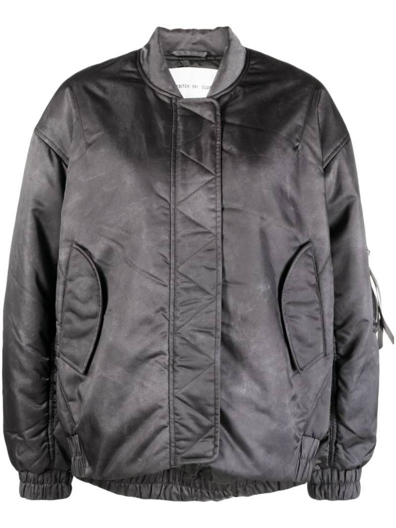 AGOLDE x Shoreditch Ski Club Nisa bomber jacket - Grey von AGOLDE