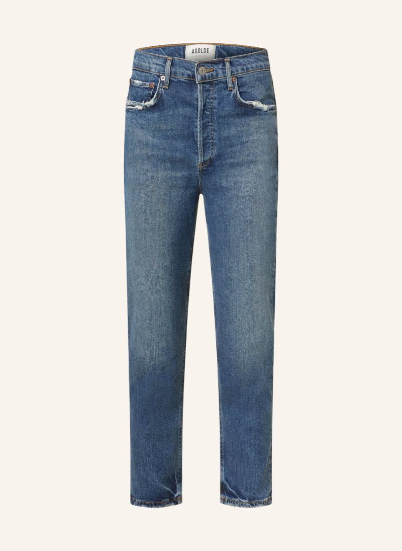 Agolde 7/8-Jeans Riley blau von AGOLDE